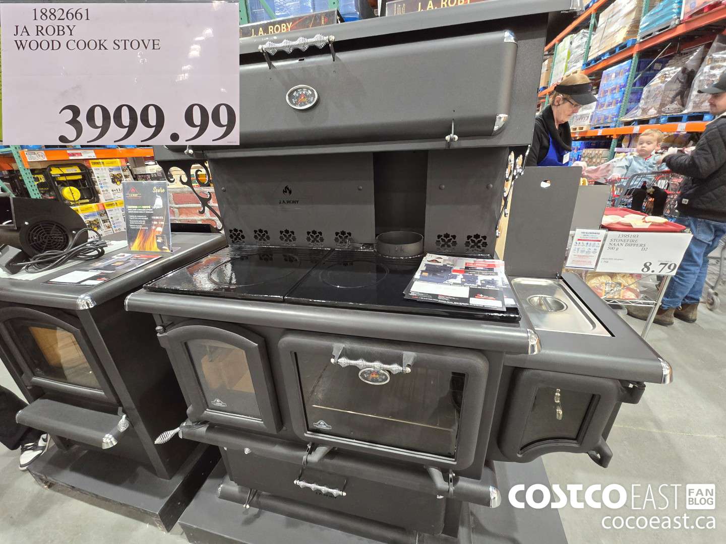 1882661 JA ROBY WOOD COOK STOVE $3999.99