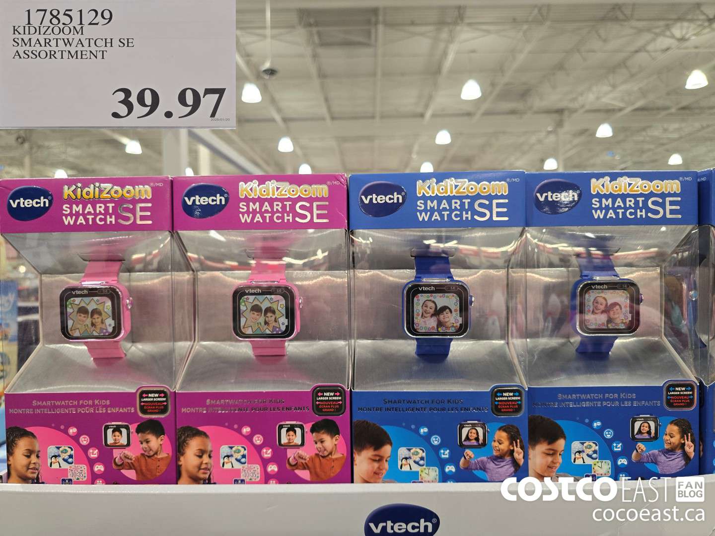 1785129 KIDIZOOM SMARTWATCH SE ASSORTMENT $39.97