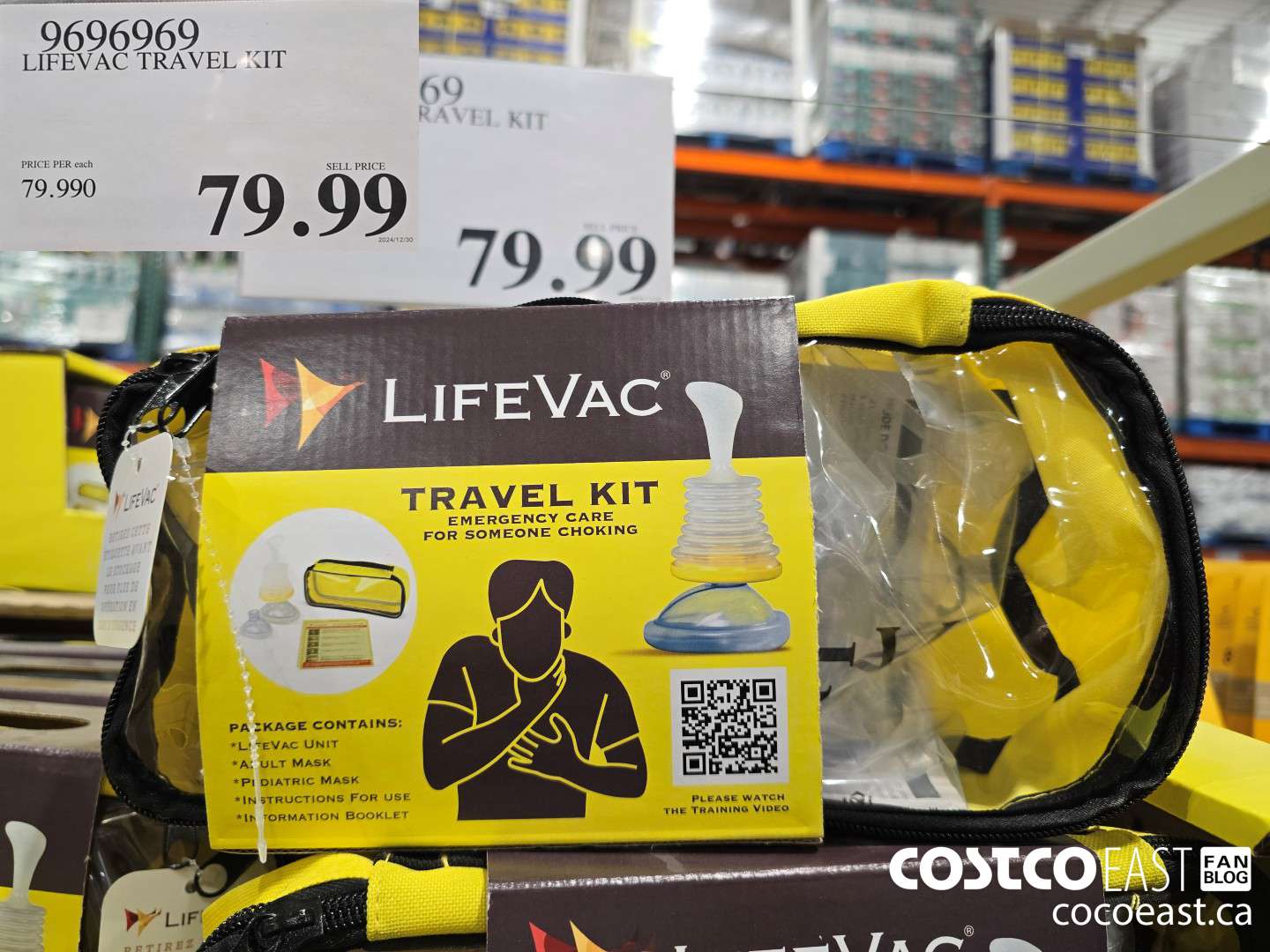 9696969 LIFEVAC TRAVEL KIT $79.99