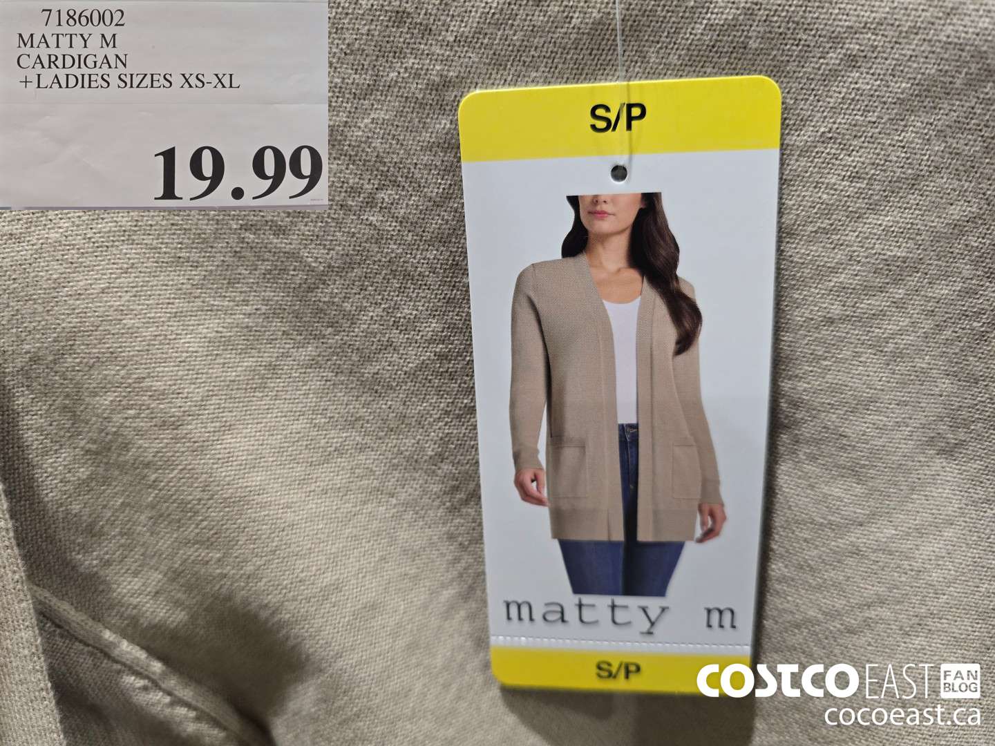 7186002 MATTY M CARDIGAN +LADIES SIZES XS-XL $19.99