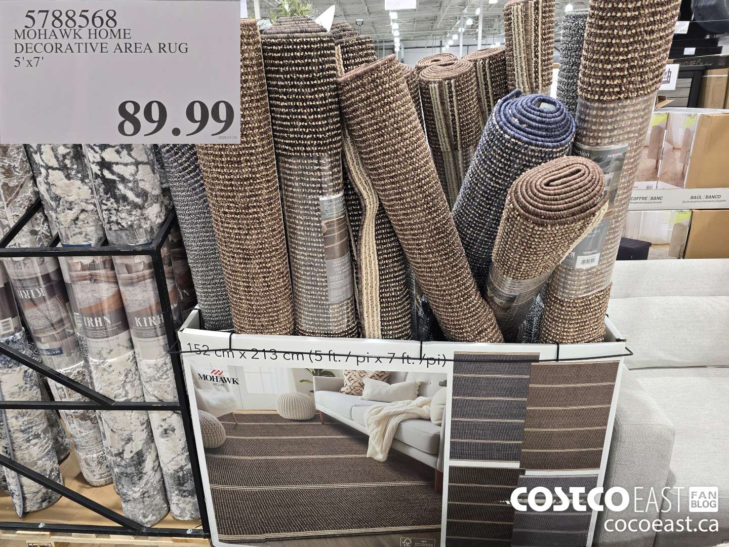 5788568 MOHAWK HOME DECORATIVE AREA RUG 5' X 7' $89.99