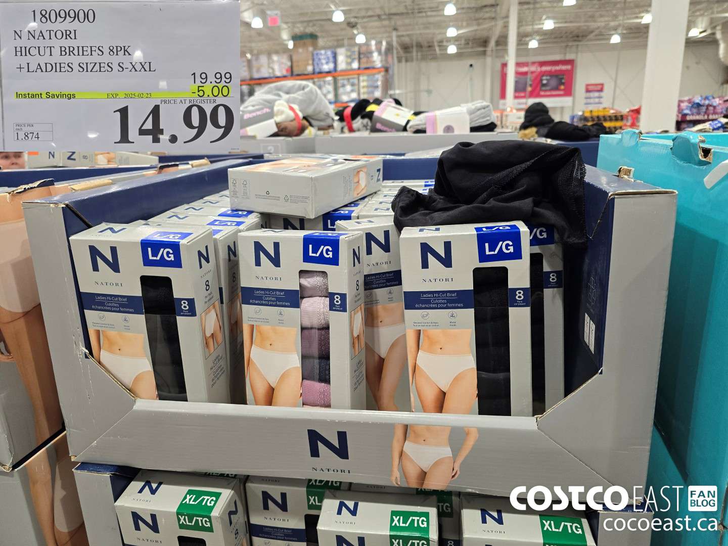 1809900 N NATORI HICUT BRIEFS 8PK +LADIES SIZES S-XXL ($5.00 INSTANT SAVINGS EXPIRES ON 2025-02-23) $14.99