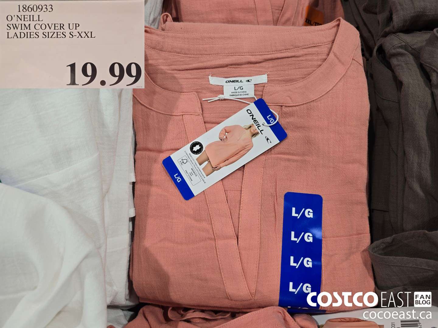 1860933 O'NEILL SWIM COVER UP LADIES SIZES S-XXL $19.99