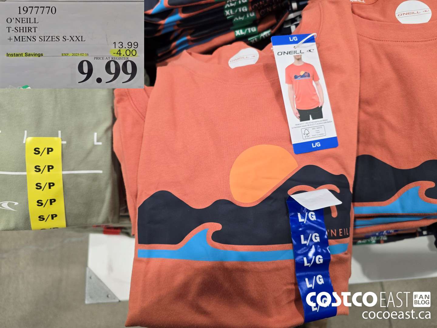 1977770 O'NEILL T-SHIRT + MENS SIZES S-XXL ($4.00 INSTANT SAVINGS EXPIRES ON 2025-02-16) $9.99