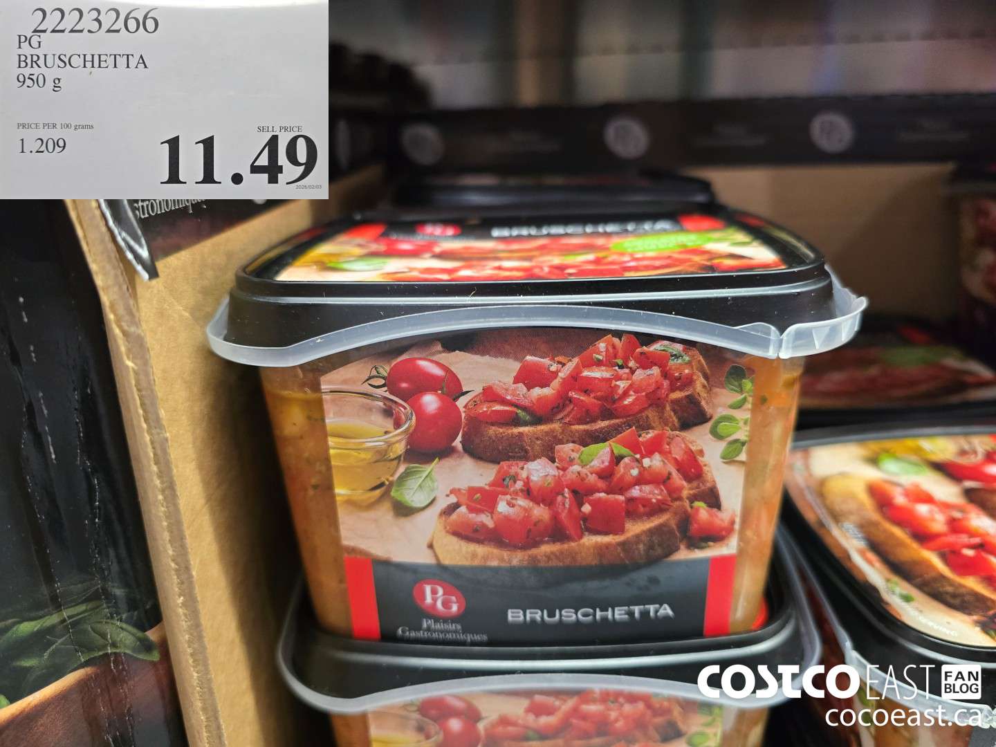 2223266 PG BRUSCHETTA 950 g $11.49