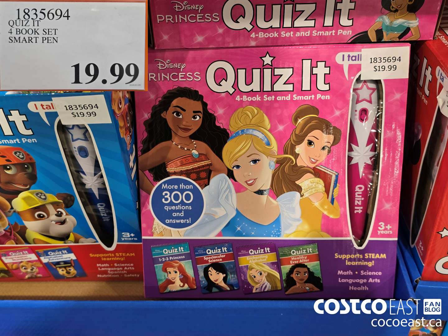 1835694 QUIZ IT 4 BOOK SET SMART PEN $19.99