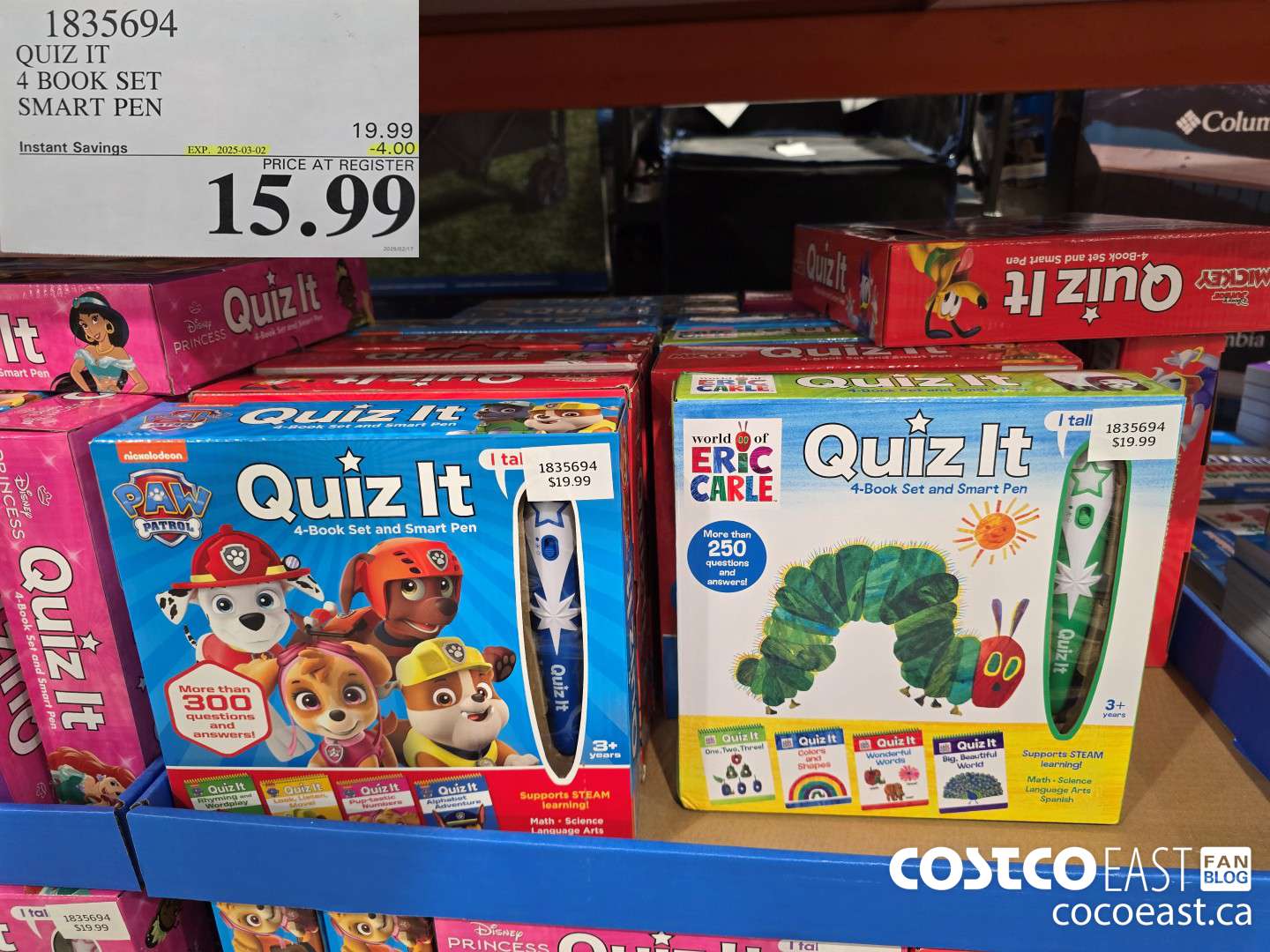 1835694 QUIZ IT 4 BOOK SET SMART PEN ($4.00 INSTANT SAVINGS EXPIRES ON 2025-03-02) $15.99