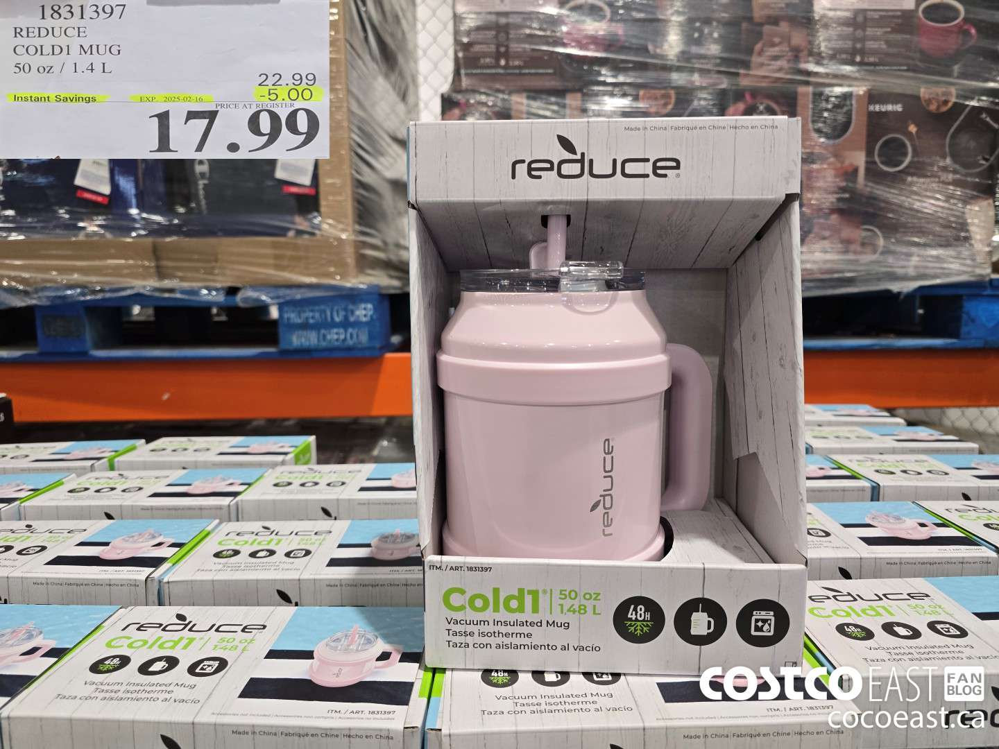 1831397 REDUCE COLD1 MUG 50 OZ / 14 L ($5.00 INSTANT SAVINGS EXPIRES ON 2025-02-16) $17.99