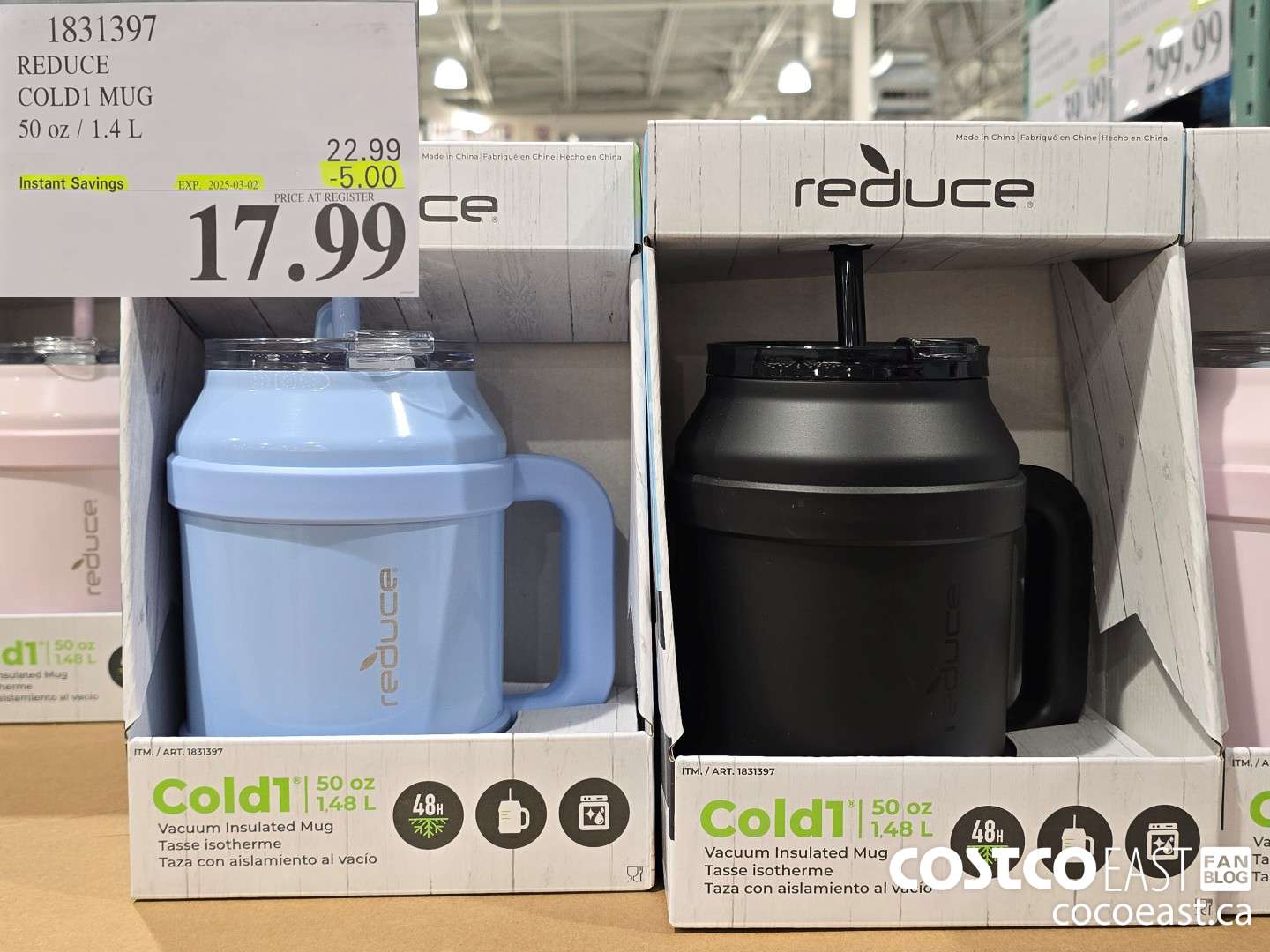 1831397 REDUCE COLD1 MUG 50 OZ / 14 L ($5.00 INSTANT SAVINGS EXPIRES ON 2025-03-02) $17.99