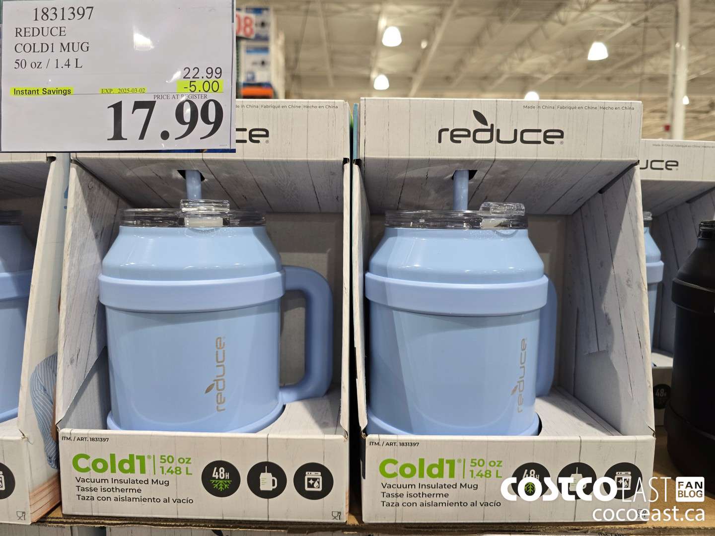 1831397 REDUCE COLD1 MUG 50 OZ / 14 L ($5.00 INSTANT SAVINGS EXPIRES ON 2025-03-02) $17.99