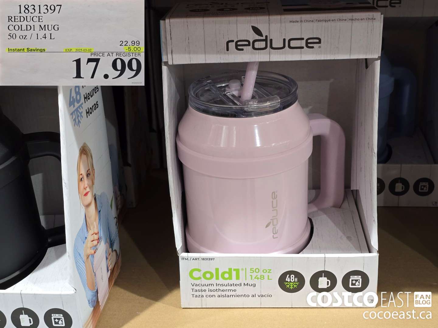 1831397 REDUCE COLD1 MUG 50 OZ / 14 L ($5.00 INSTANT SAVINGS EXPIRES ON 2025-03-02) $17.99