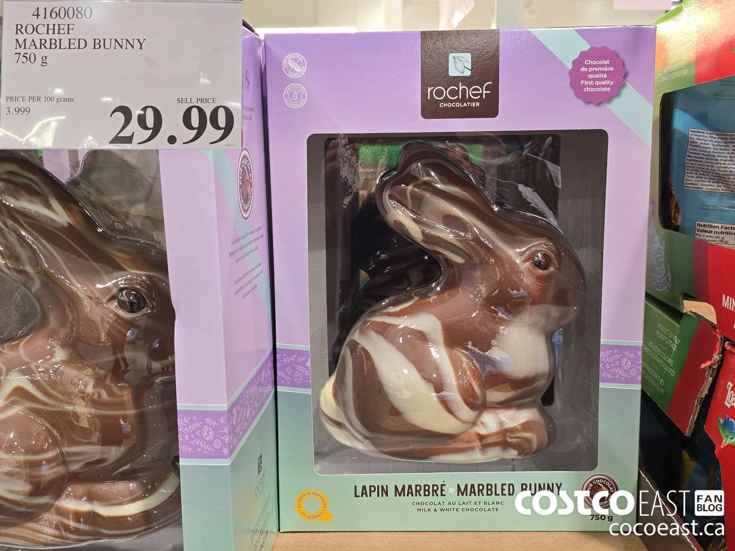 4160080 ROCHEF MARBLED BUNNY 750 G $29.99