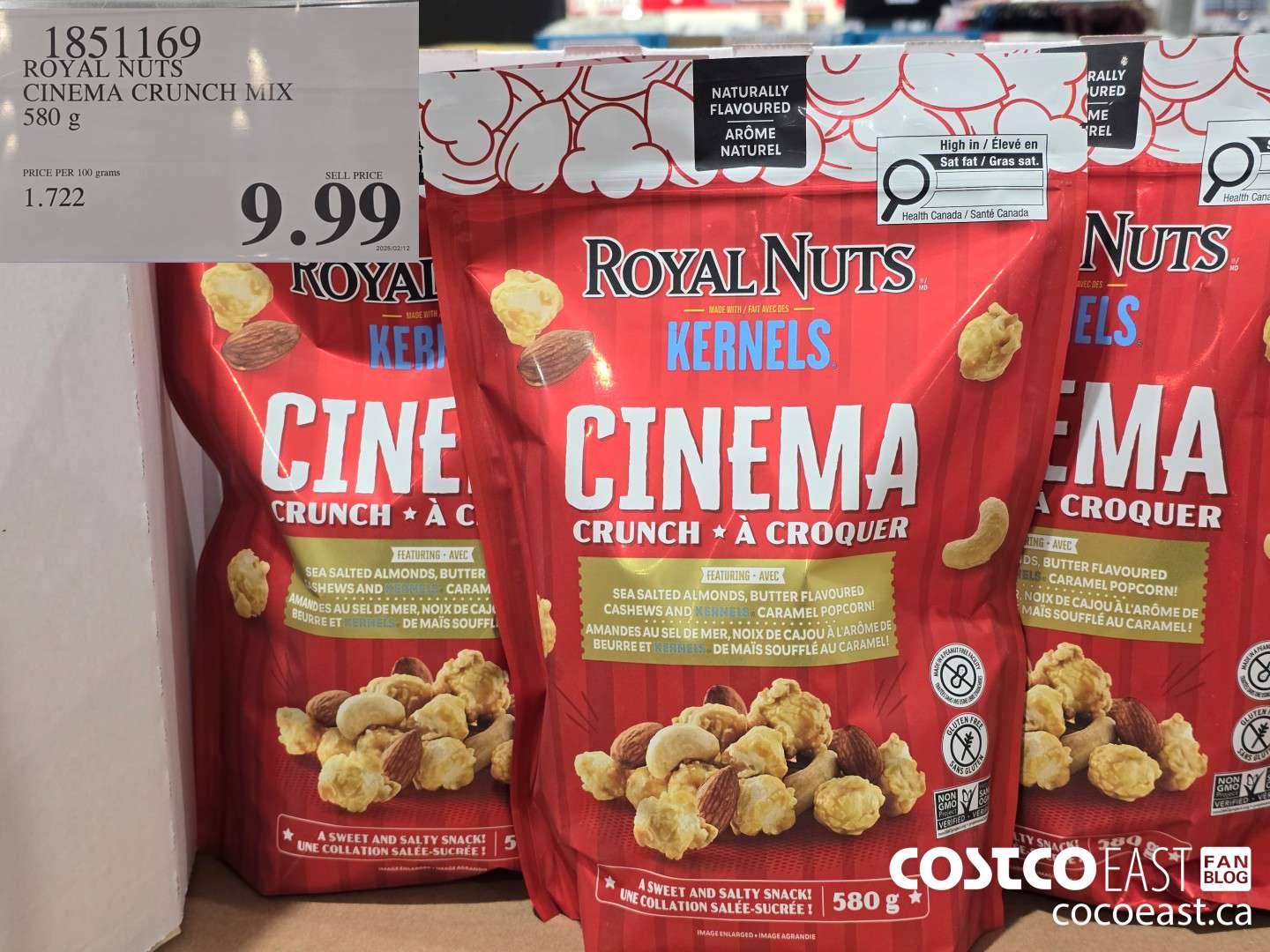 1851169 ROYAL NUTS CINEMA CRUNCH MIX 580 g $9.99