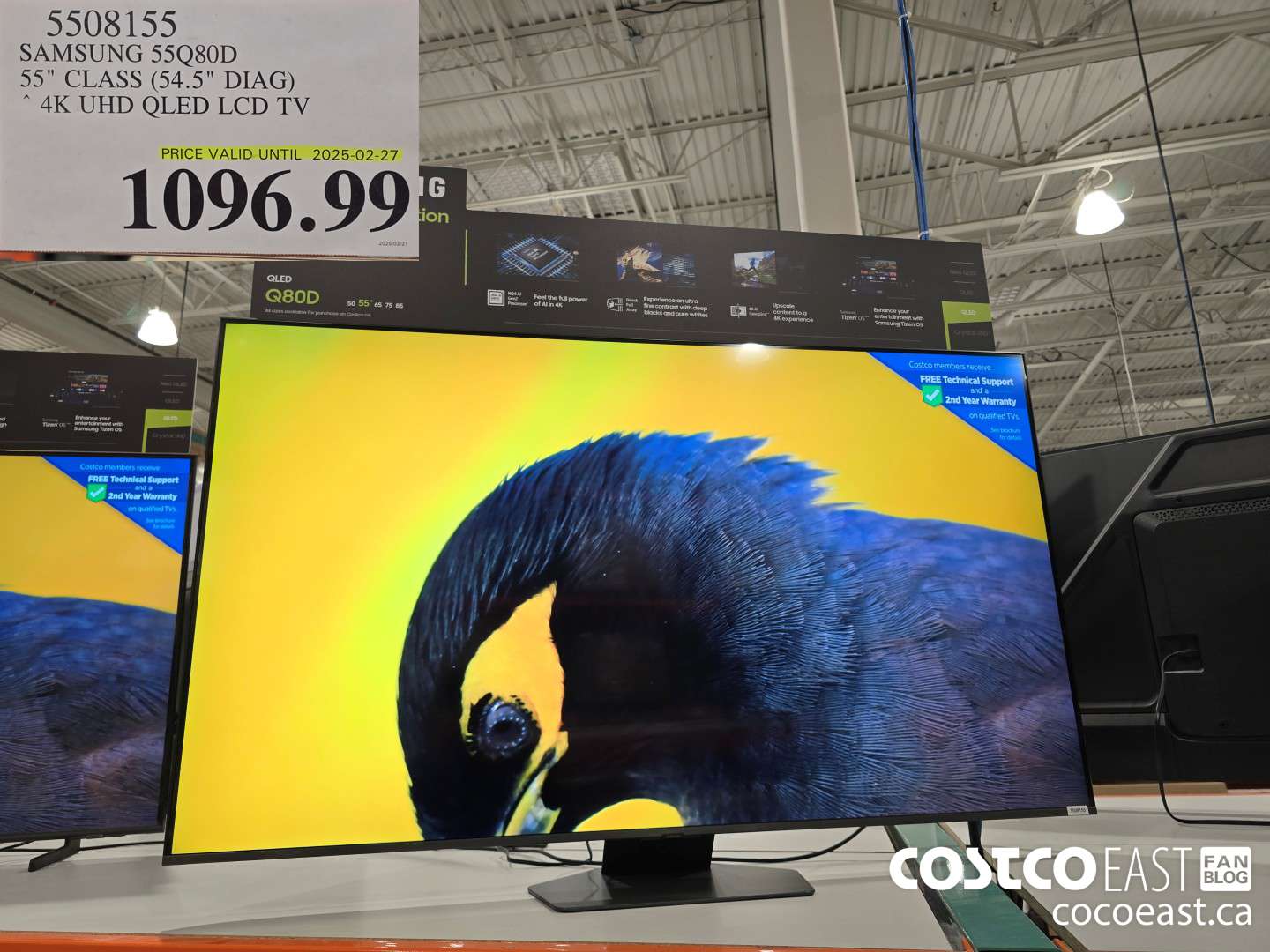 5508155 SAMSUNG 55Q80D 55 CLASS (54.5