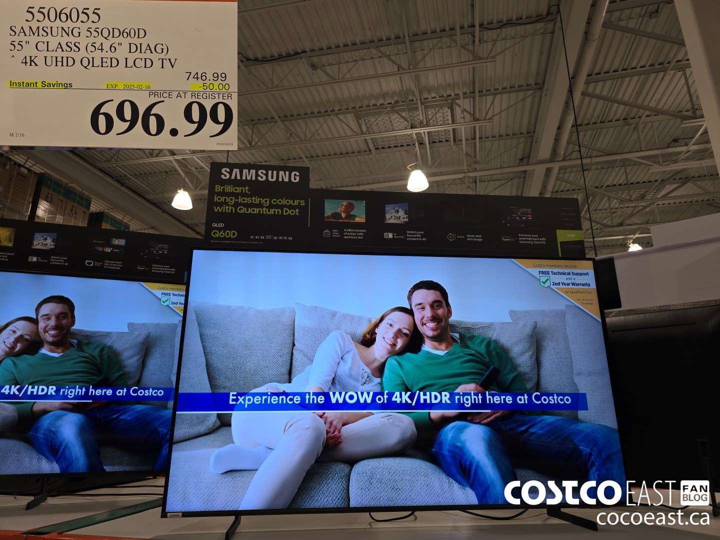 5506055 SAMSUNG 55QD60D 55