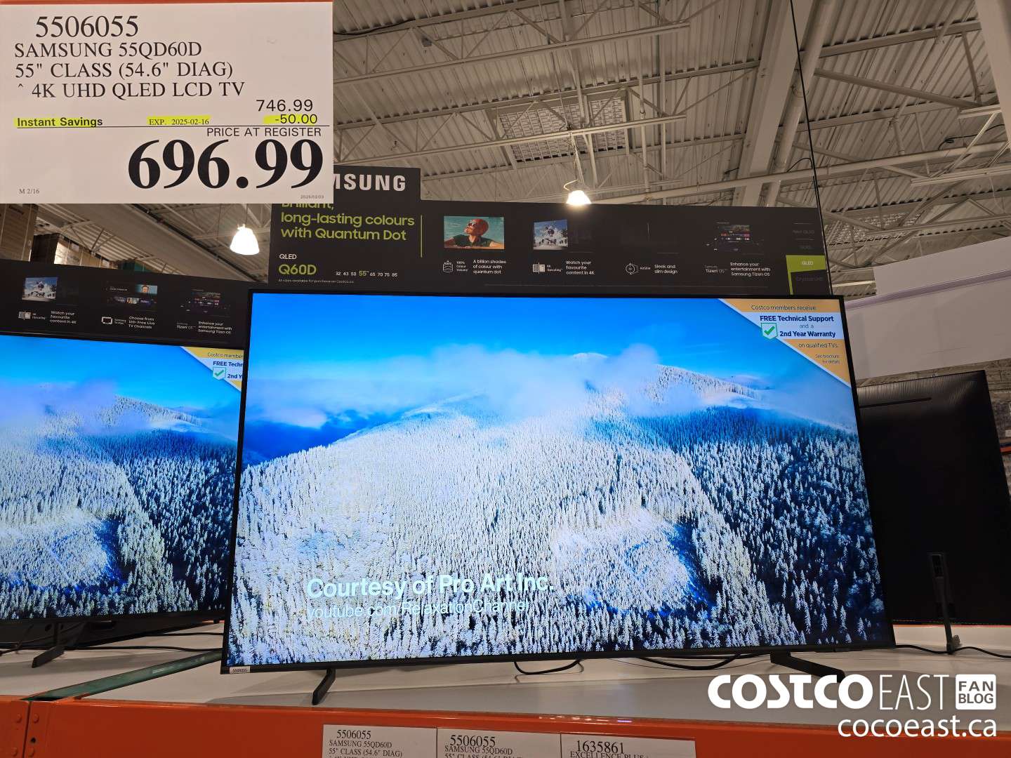 5506055 SAMSUNG 55QD60D 55