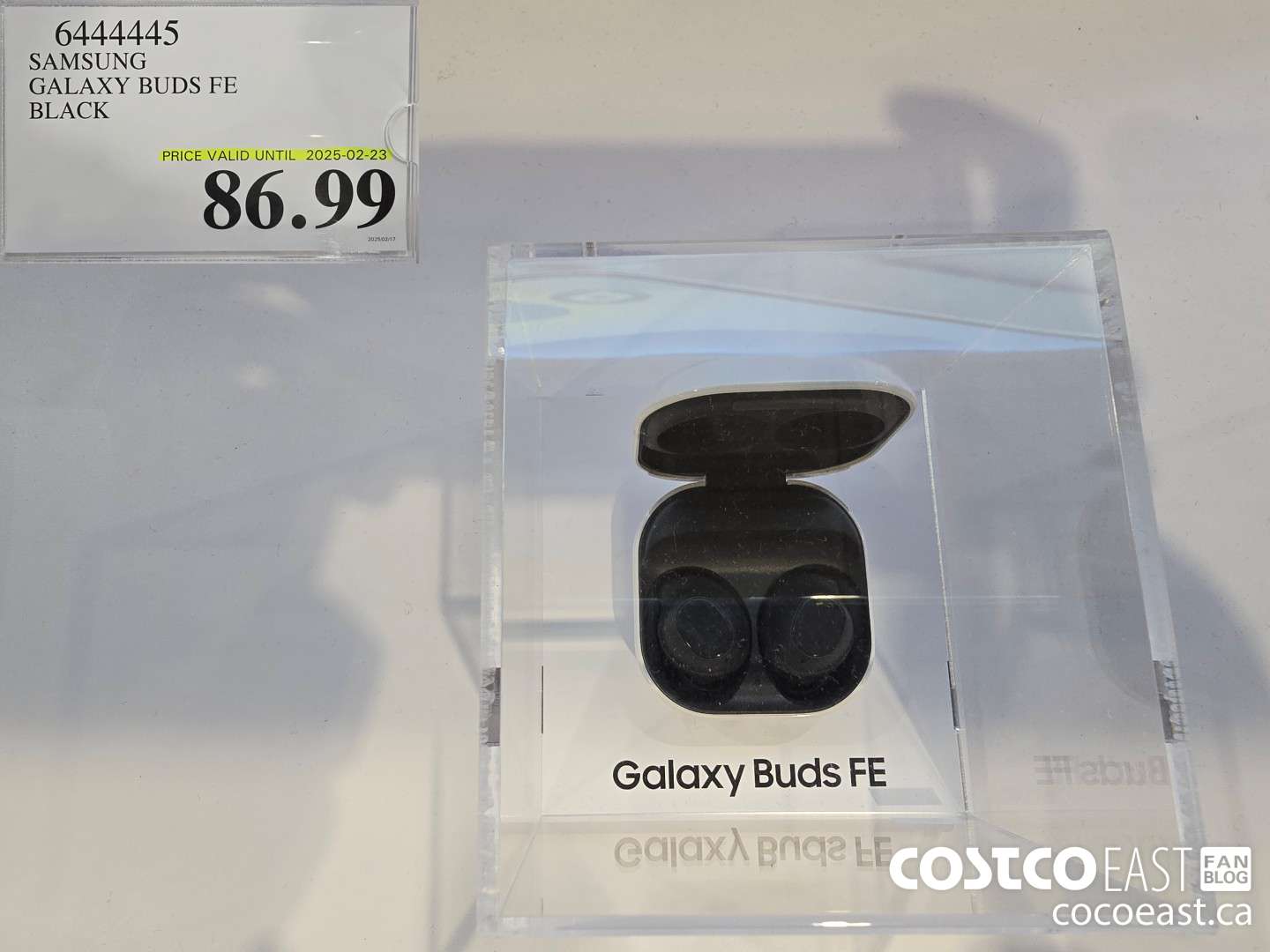 6444445 SAMSUNG GALAXY BUDS FE BLACK $86.99