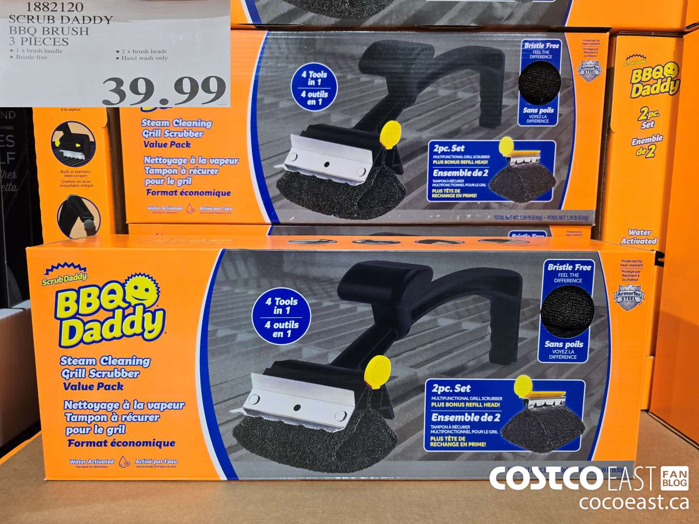 1882120 SCRUB DADDY BBQ BRUSH 3 PIECES $39.99