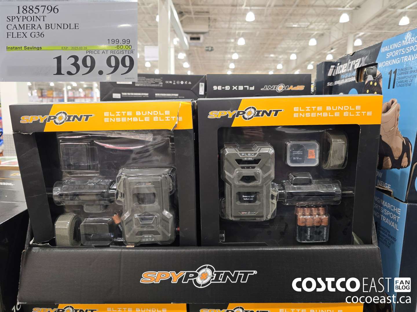 1885796 SPYPOINT CAMERA BUNDTE FLEX G36 ($60.00 INSTANT SAVINGS EXPIRES ON 2025-02-16) $139.99