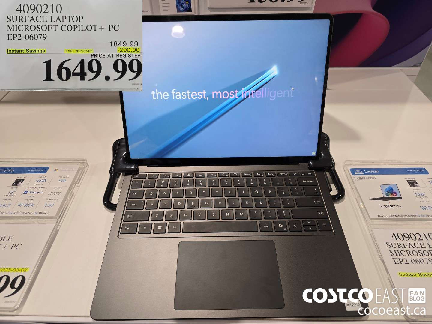 4090210 SURFACE LAPTOP MICROSOFT COPILOT + PC EP2-06079 ($200.00 INSTANT SAVINGS EXPIRES ON 2025-03-02) $1649.99