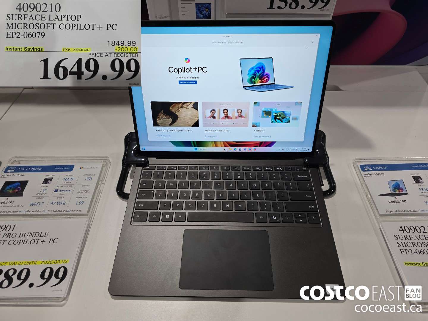 4090210 SURFACE LAPTOP MICROSOFT COPILOT + PC EP2-06079 ($200.00 INSTANT SAVINGS EXPIRES ON 2025-03-02) $1649.99