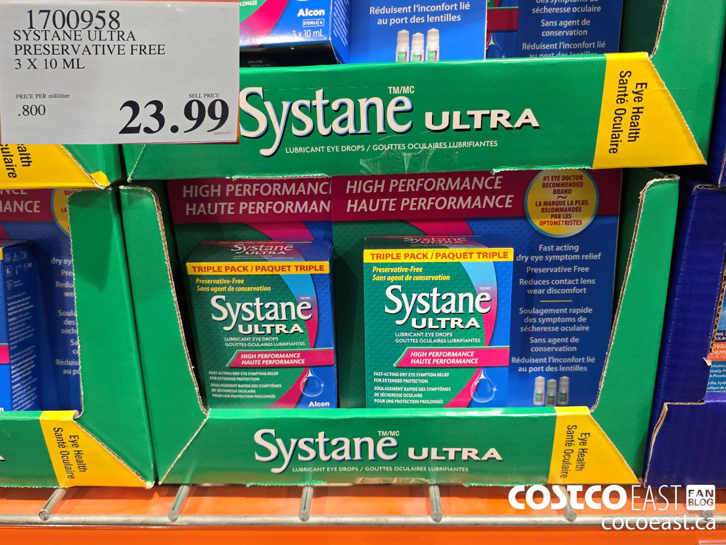 1700958 SYSTANE ULTRA PRESERVATIVE FREE 3 X 10 ML $23.99