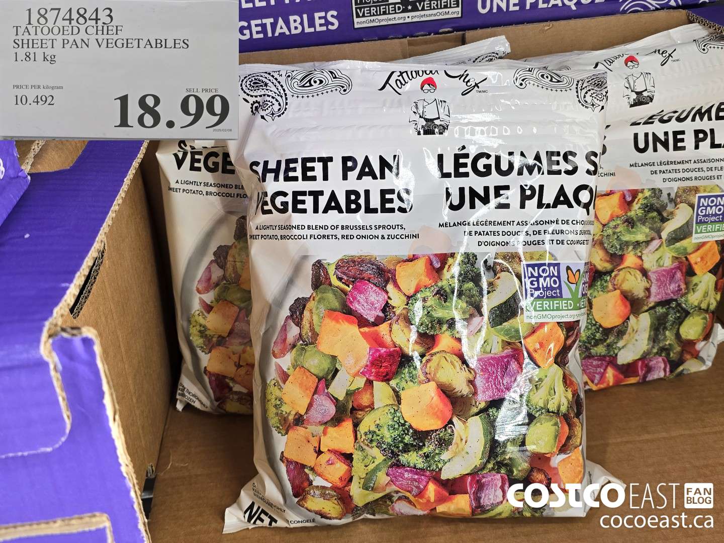 1874843 TATOOED CHEF SHEET PAN VEGETABLES 1.81 kg $18.99