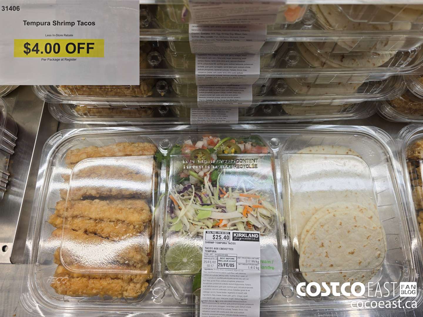 31406 TEMPURA SHRIMP TACOS ($4.00 INSTANT SAVINGS)