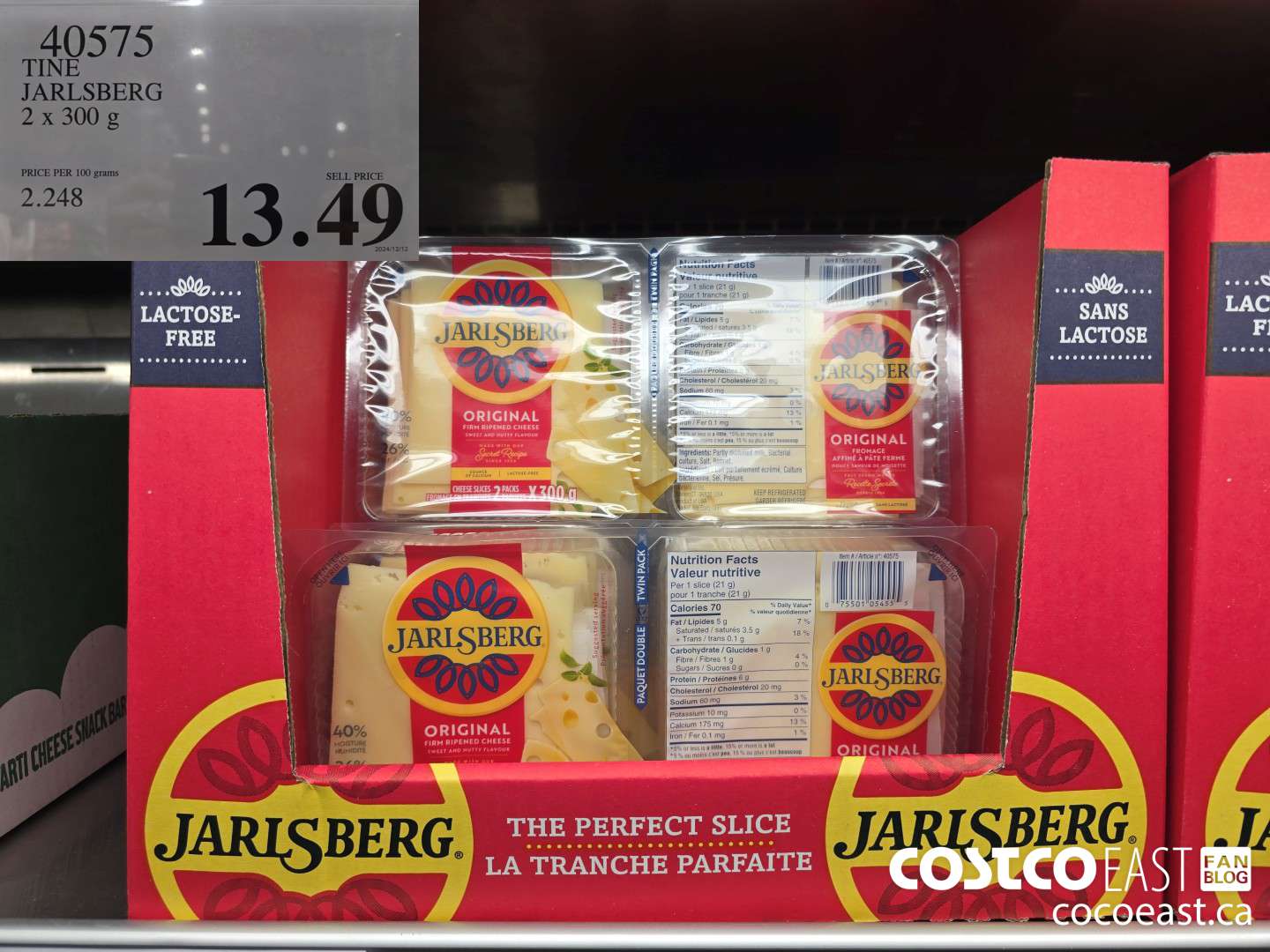 40575 TINE JARLSBERG 2 X 300 G $13.49