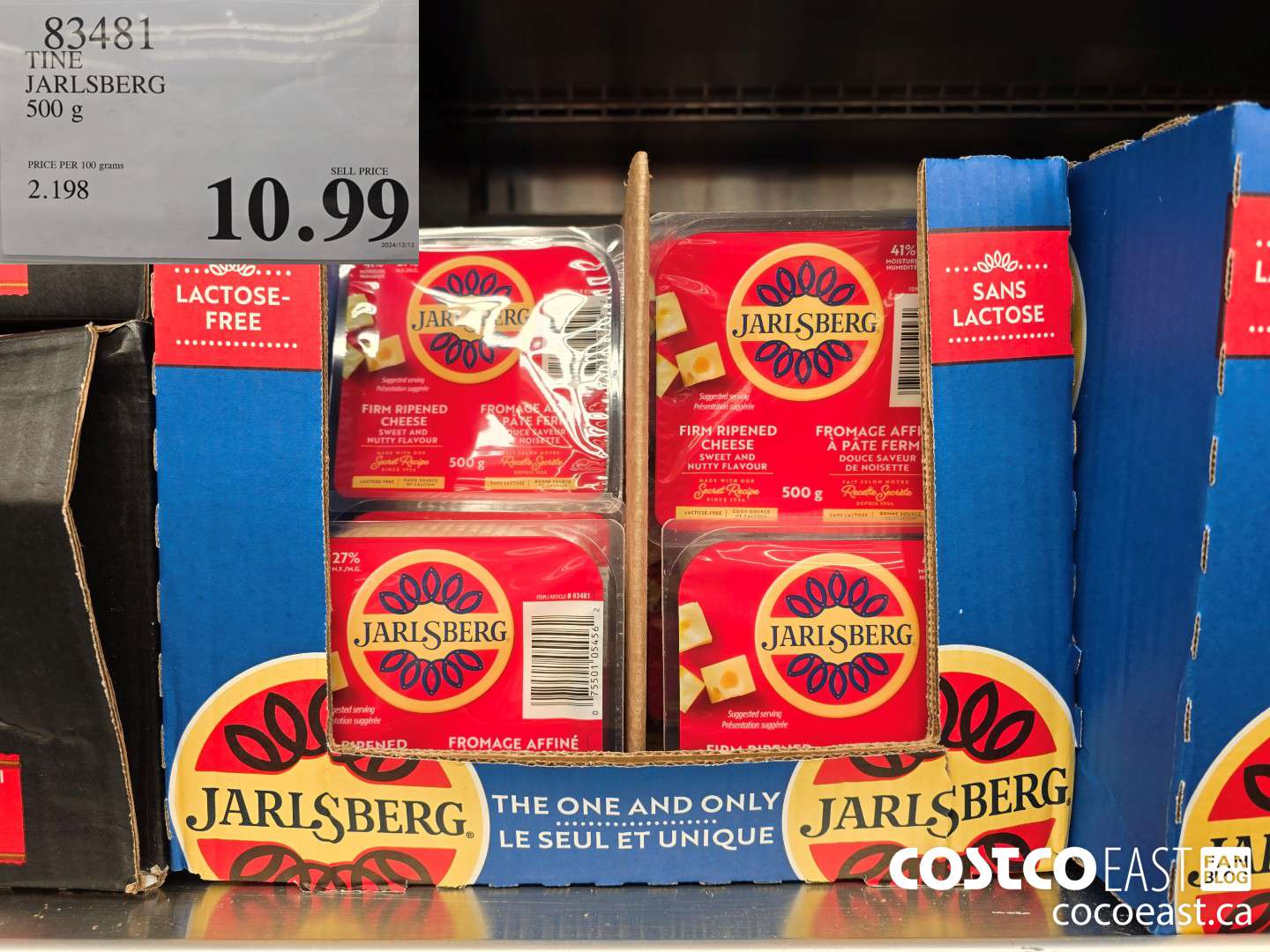 83481 TINE JARLSBERG 500G $10.99