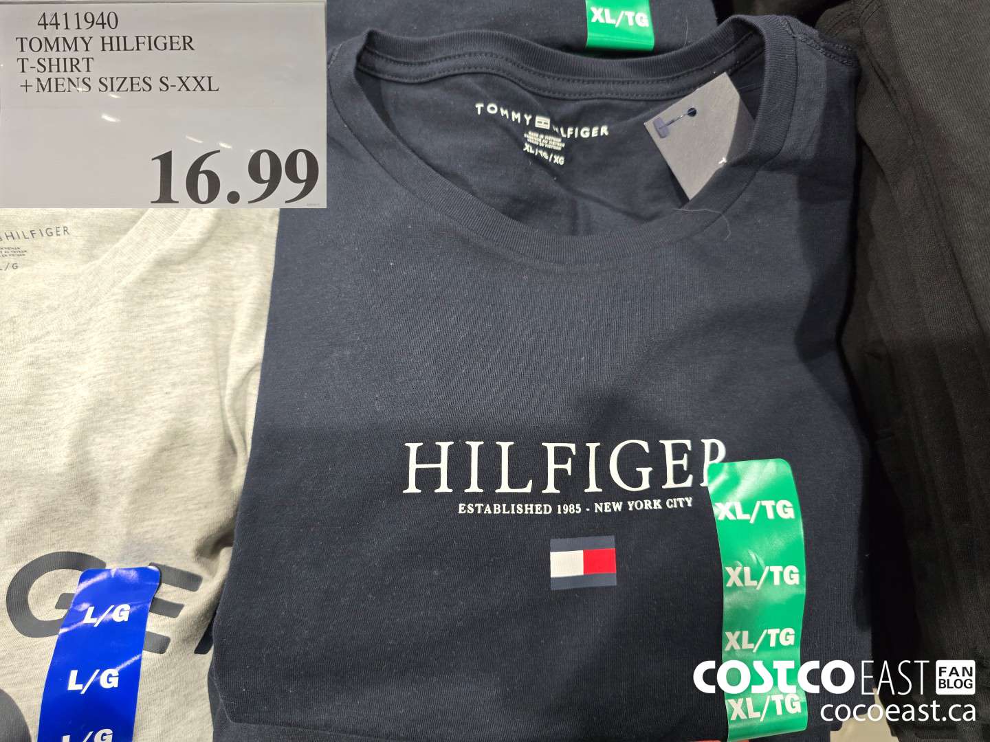 4411940 TOMMY HILFIGER T-SHIRT + MENS SIZES S-XXL $16.99