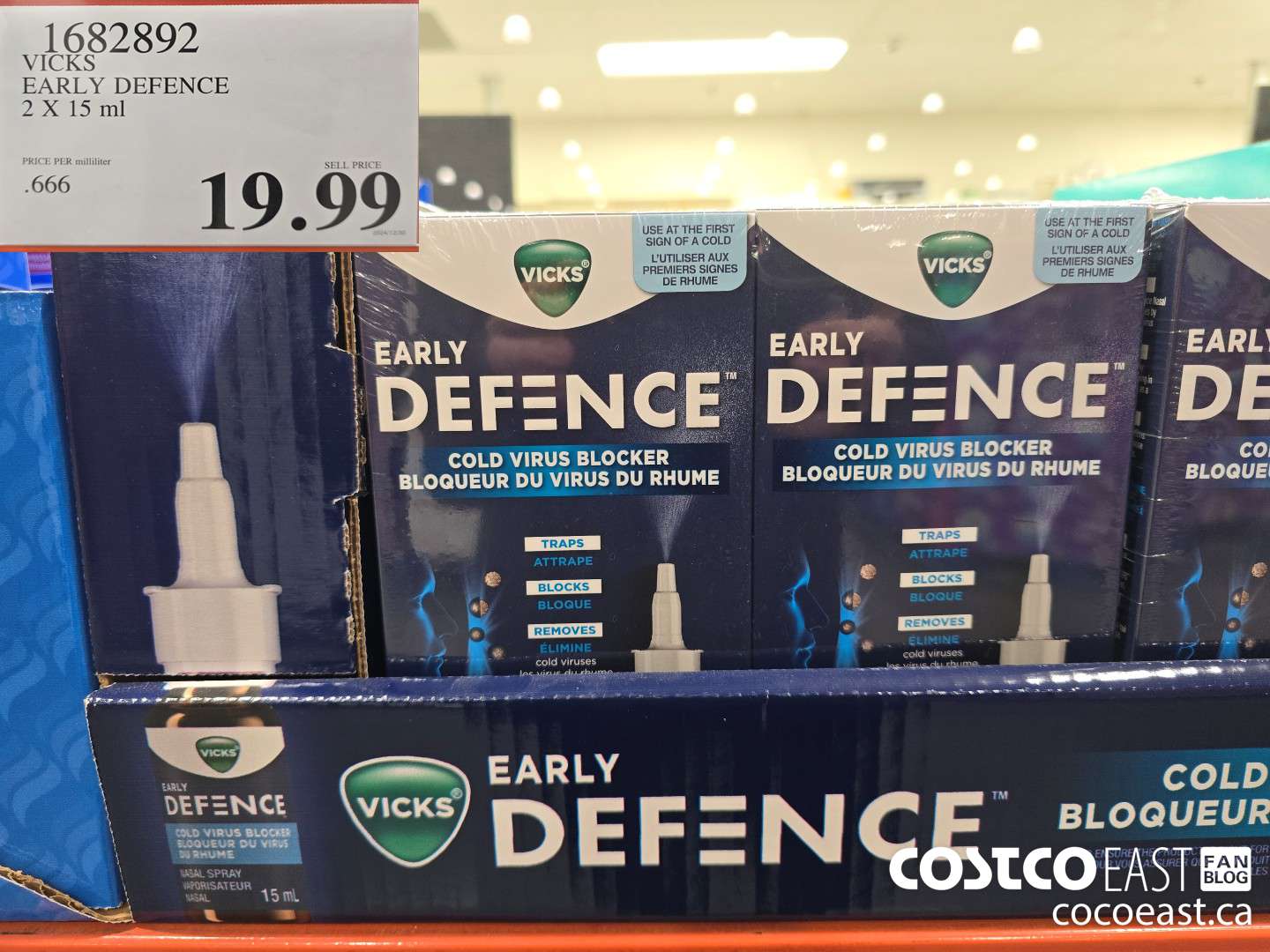 1682892 VICKS EARLY DEFENCE 2 X 15 ml $19.99