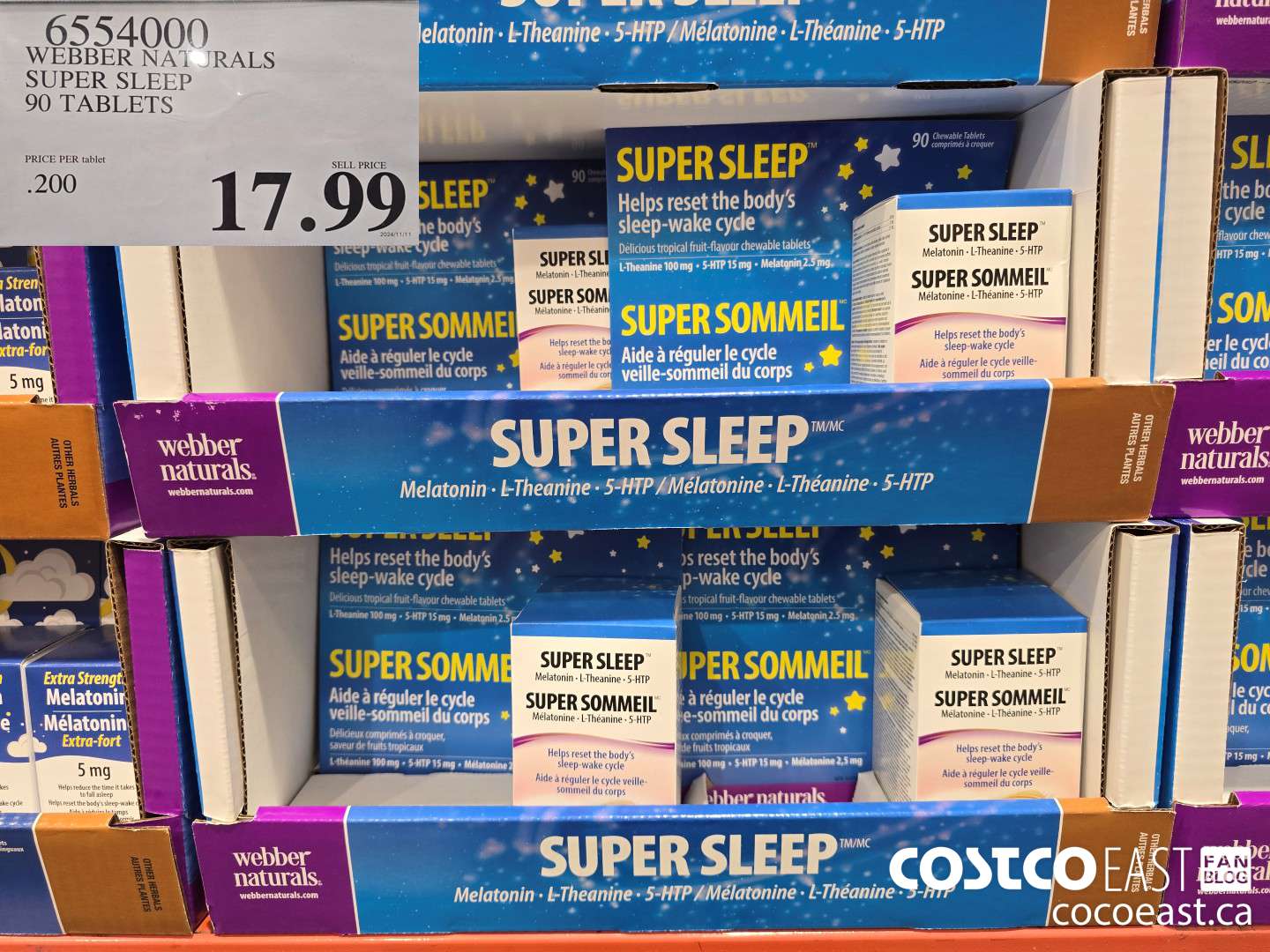6554000 WEBBER NATURALS SUPER SLEEP 90 TABLETS $17.99