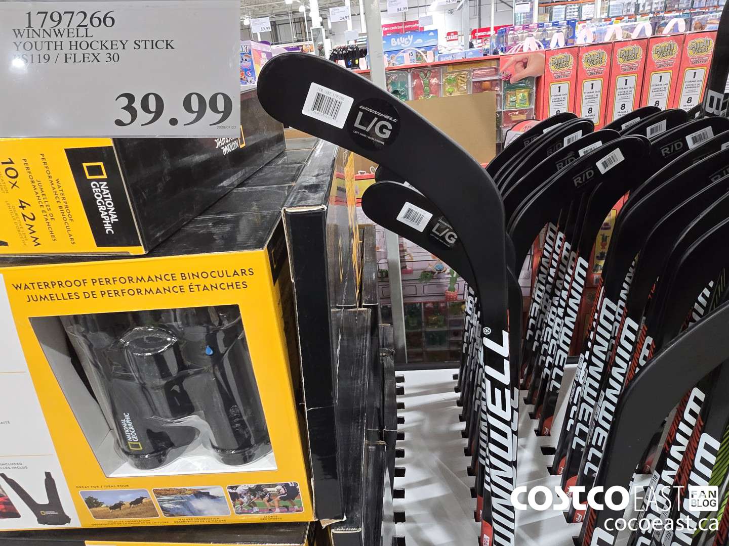 1797266 WINNWELL YOUTH HOCKEY STICK PS119./ FLEX 30 $39.99