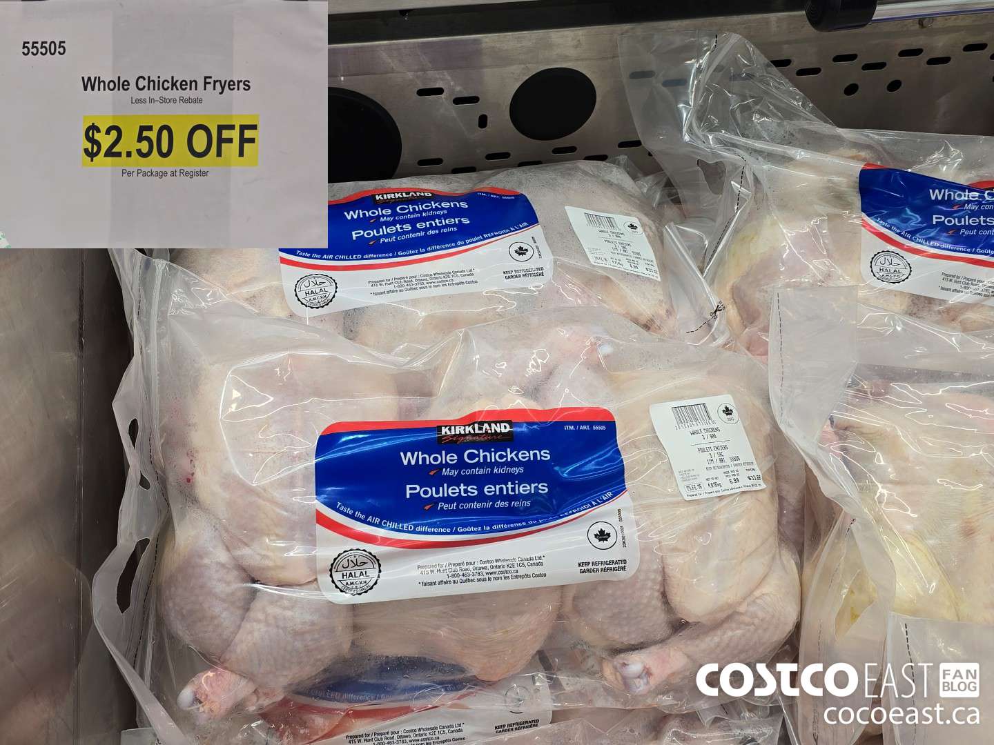 55505 Whole Chicken fryers ($2.50 INSTANT SAVINGS)