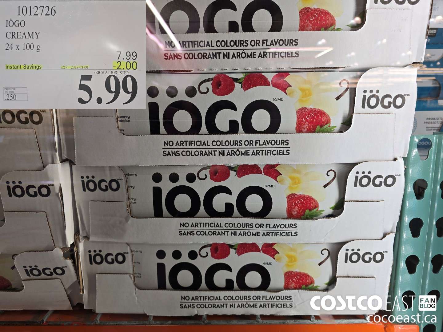 1012726 lOGO CREAMY 24 x 100 g ($2.00 INSTANT SAVINGS EXPIRES ON 2025-03-09) $5.99