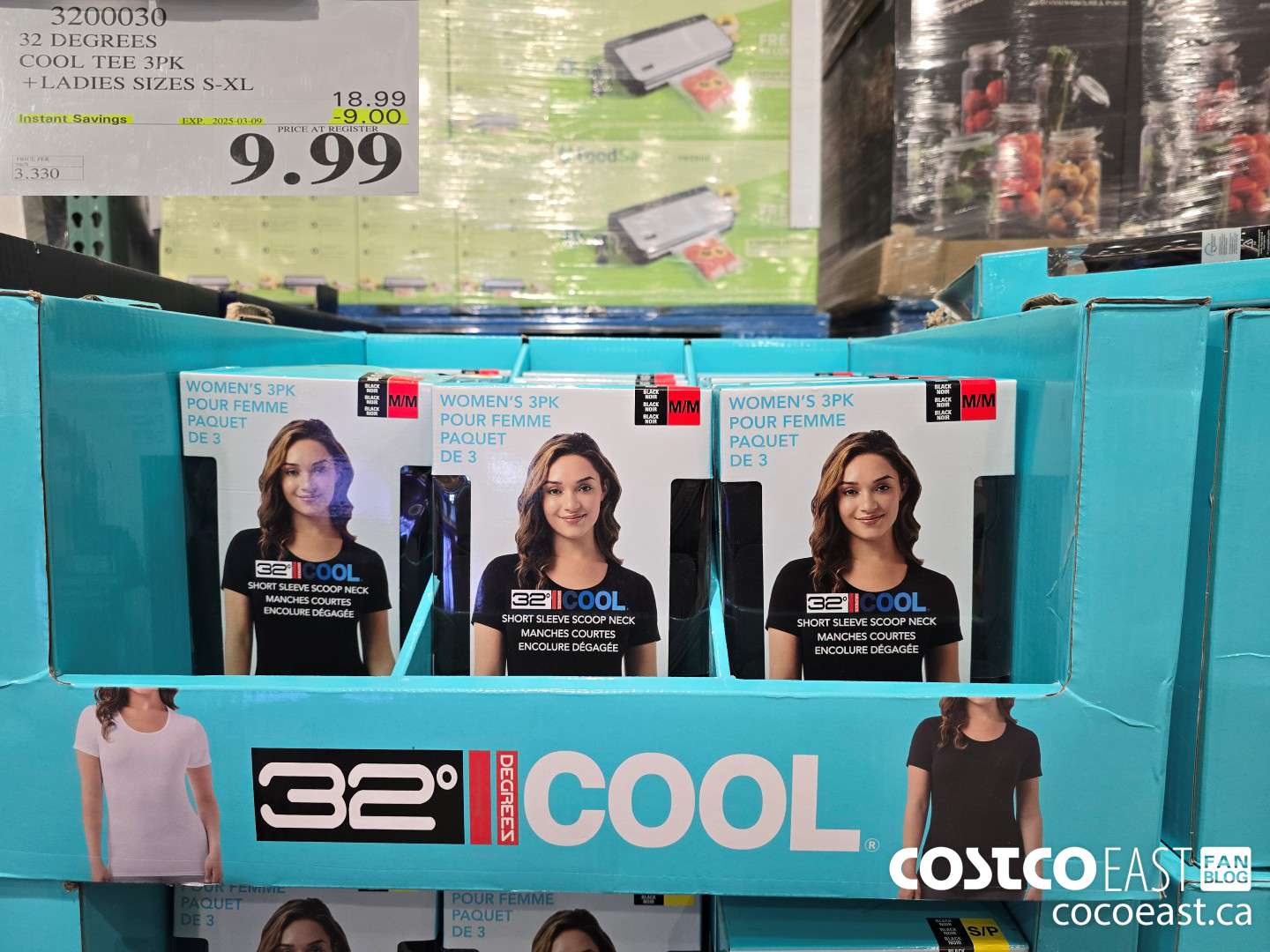 3200030 32 DEGREES COOL TEE 3PK LADIES SIZES S-XL ($9.00 INSTANT SAVINGS EXPIRES ON 2025-03-09) $9.99