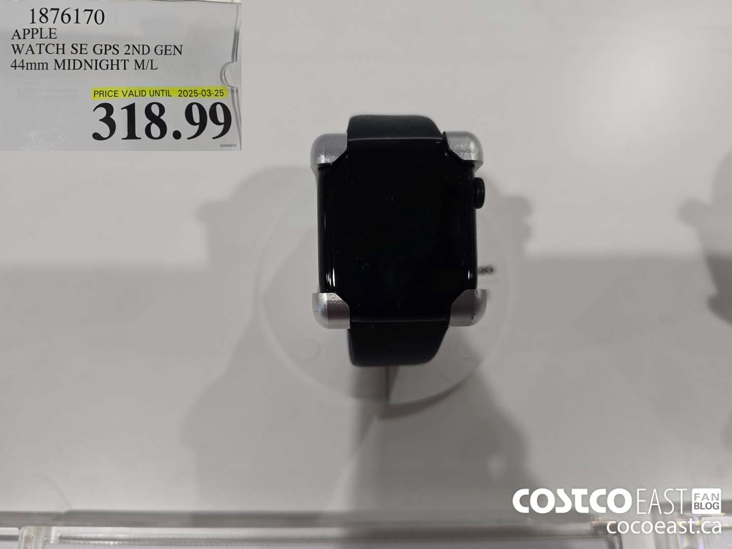 1876170 APPLE WATCH SE GPS 2ND GEN 44mm MIDNIGHT M/L $318.99