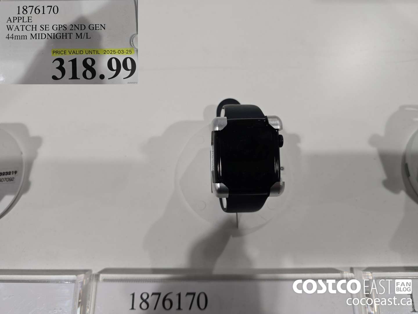 1876170 APPLE WATCH SE GPS 2ND GEN 44mm MIDNIGHT M/L $318.99