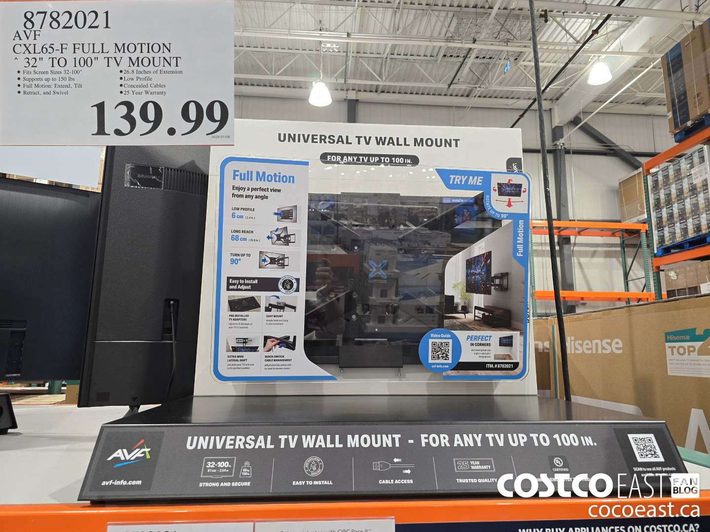 8782021 AVF CXL65-F FULL MOTION 32