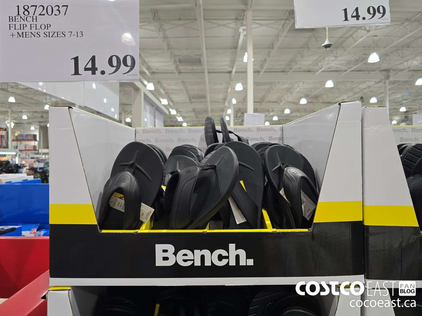 1872037 BENCH FLIP FLOP +MENS SIZES 7-13  $14.99