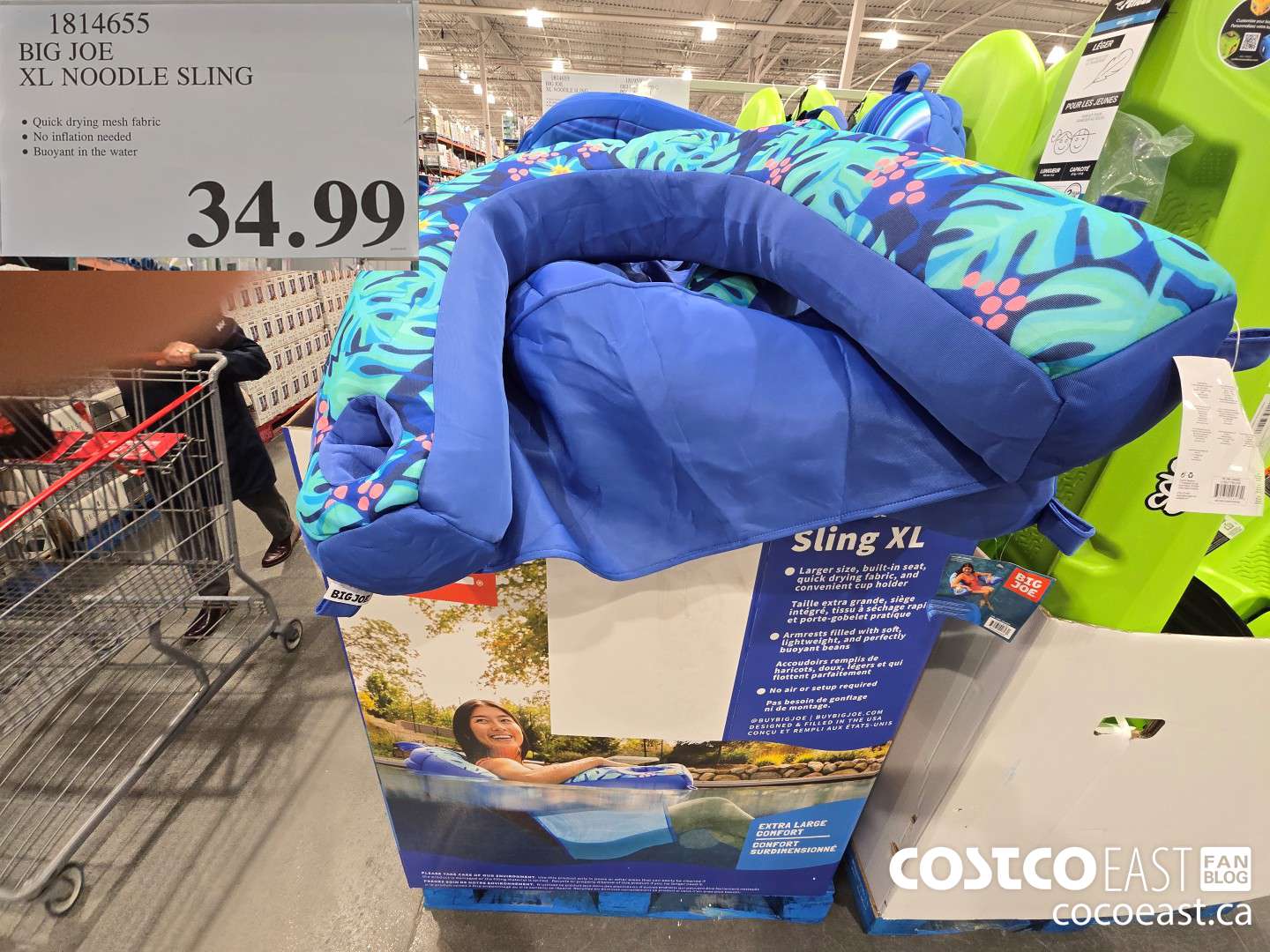 1814655 BIG JOE XL NOODLE SLING  $34.99