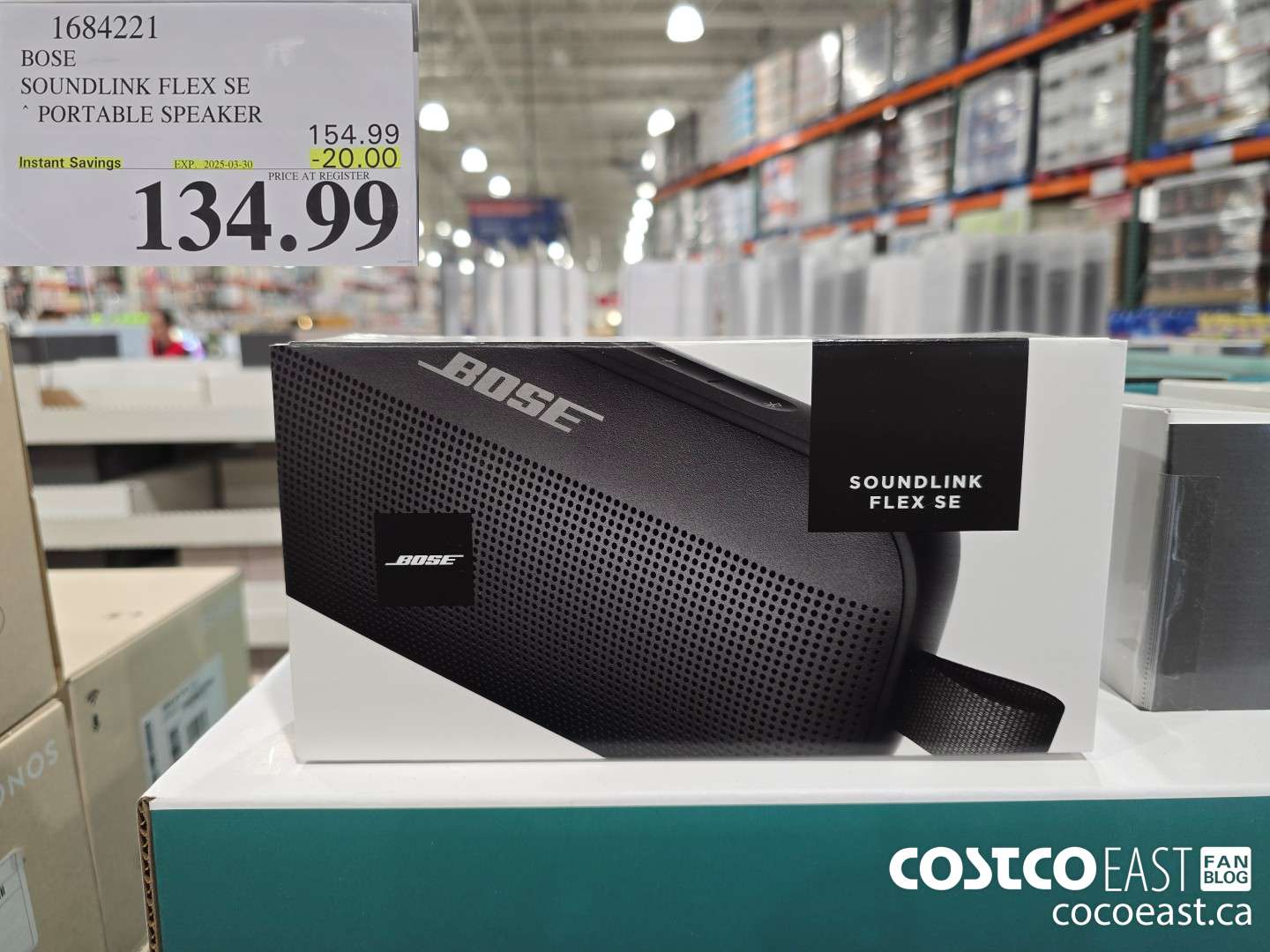 1684221 BOSE SOUNDLINK FLEX SE PORTABLE SPEAKER ($20.00 INSTANT SAVINGS EXPIRES ON 2025-03-30) $134.99