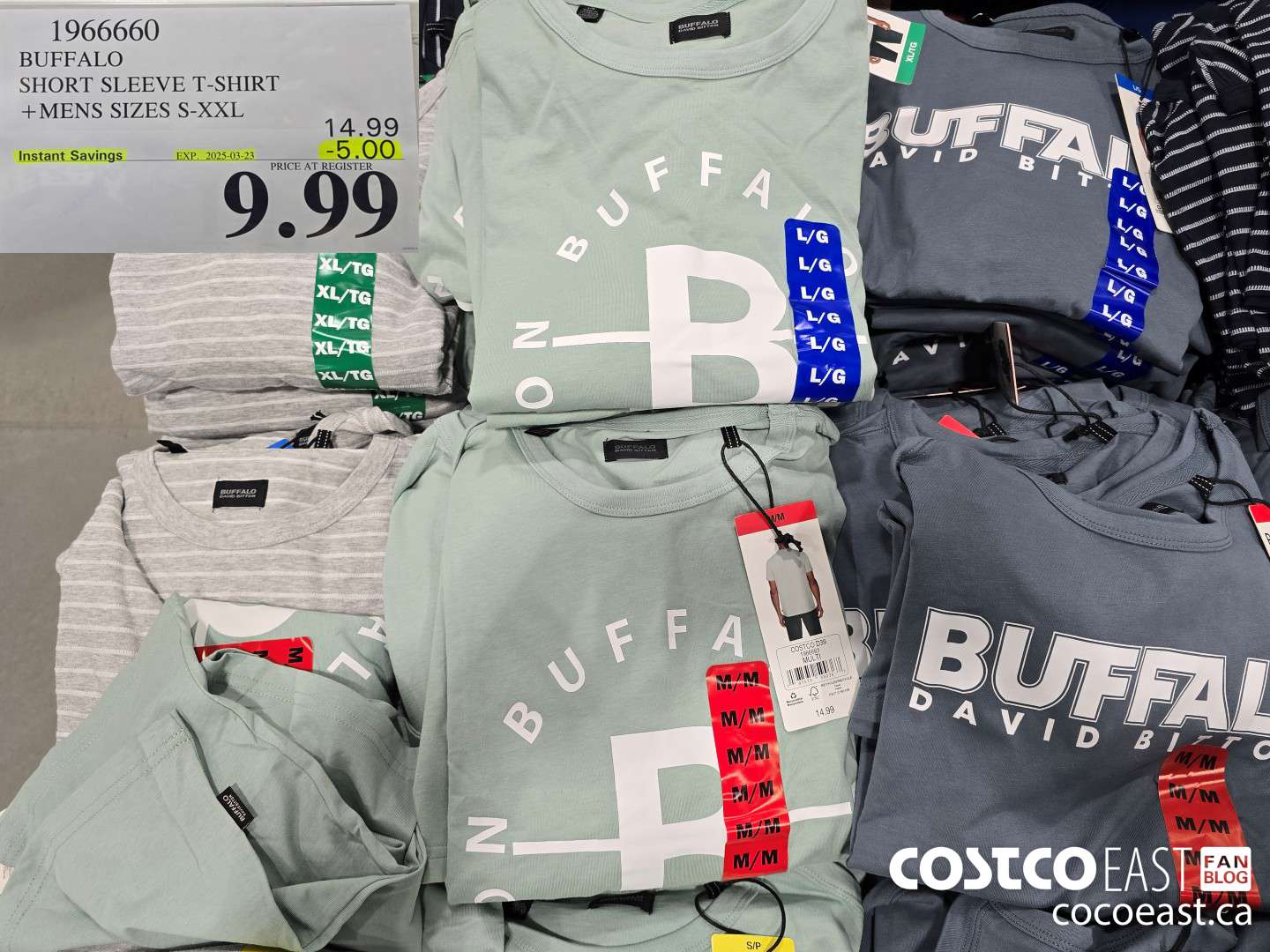 1966660 BUFFALO SHORT SLEEVE T-SHIRT +MENS SIZES S-XXL ($5.00 INSTANT SAVINGS EXPIRES ON 2025-03-23) $9.99