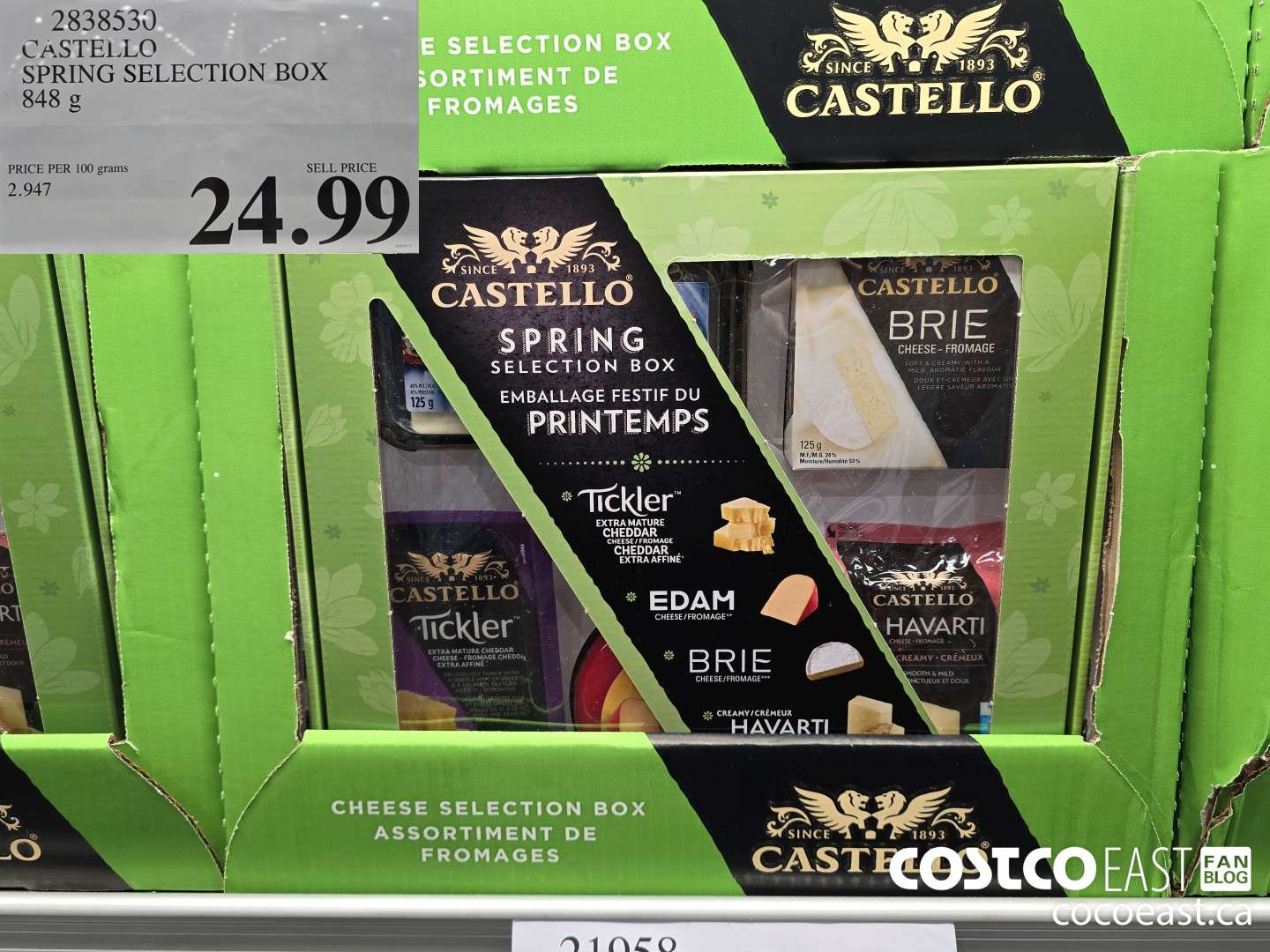 2838530 CASTELLO SPRING SELECTION BOX 848 G $24.99
