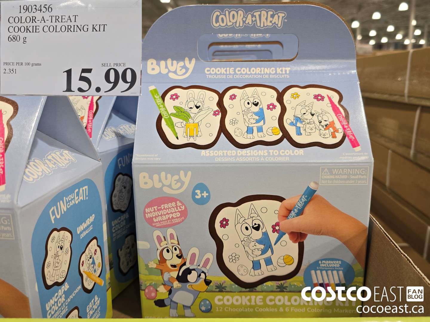 1903456 COLOR-A-TREAT COOKIE COLORING KIT 680 G $15.99