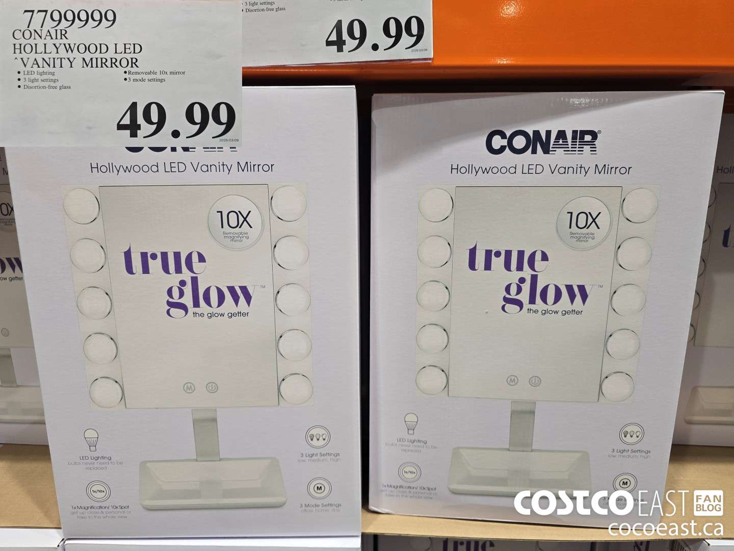 7799999 CONAIR HOLLYWOOD LED VANITY MIRROR $79.99