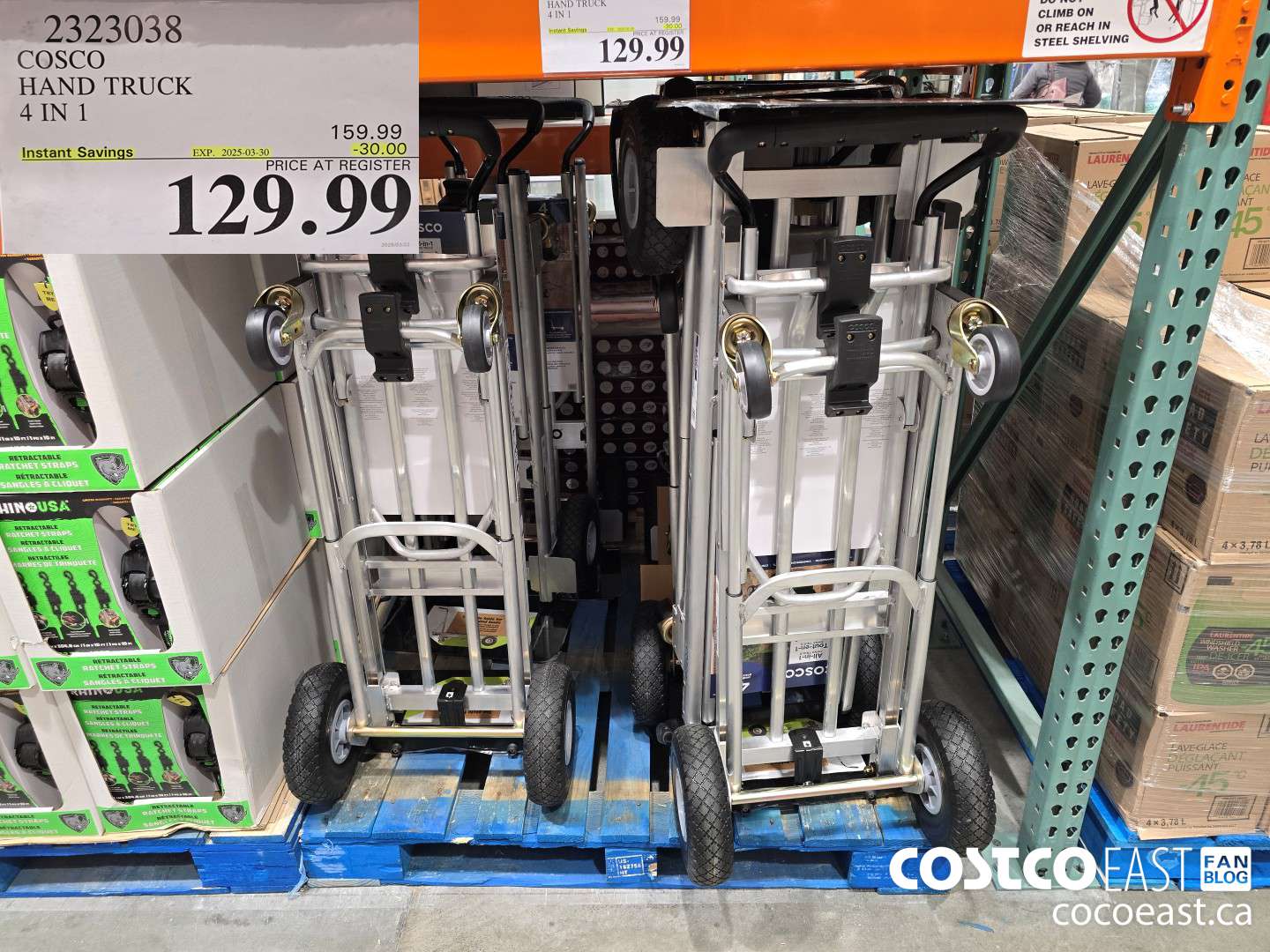2323038 COSCO HAND TRUCK 4 IN 1 ($30.00 INSTANT SAVINGS EXPIRES ON 2025-03-30) $129.99