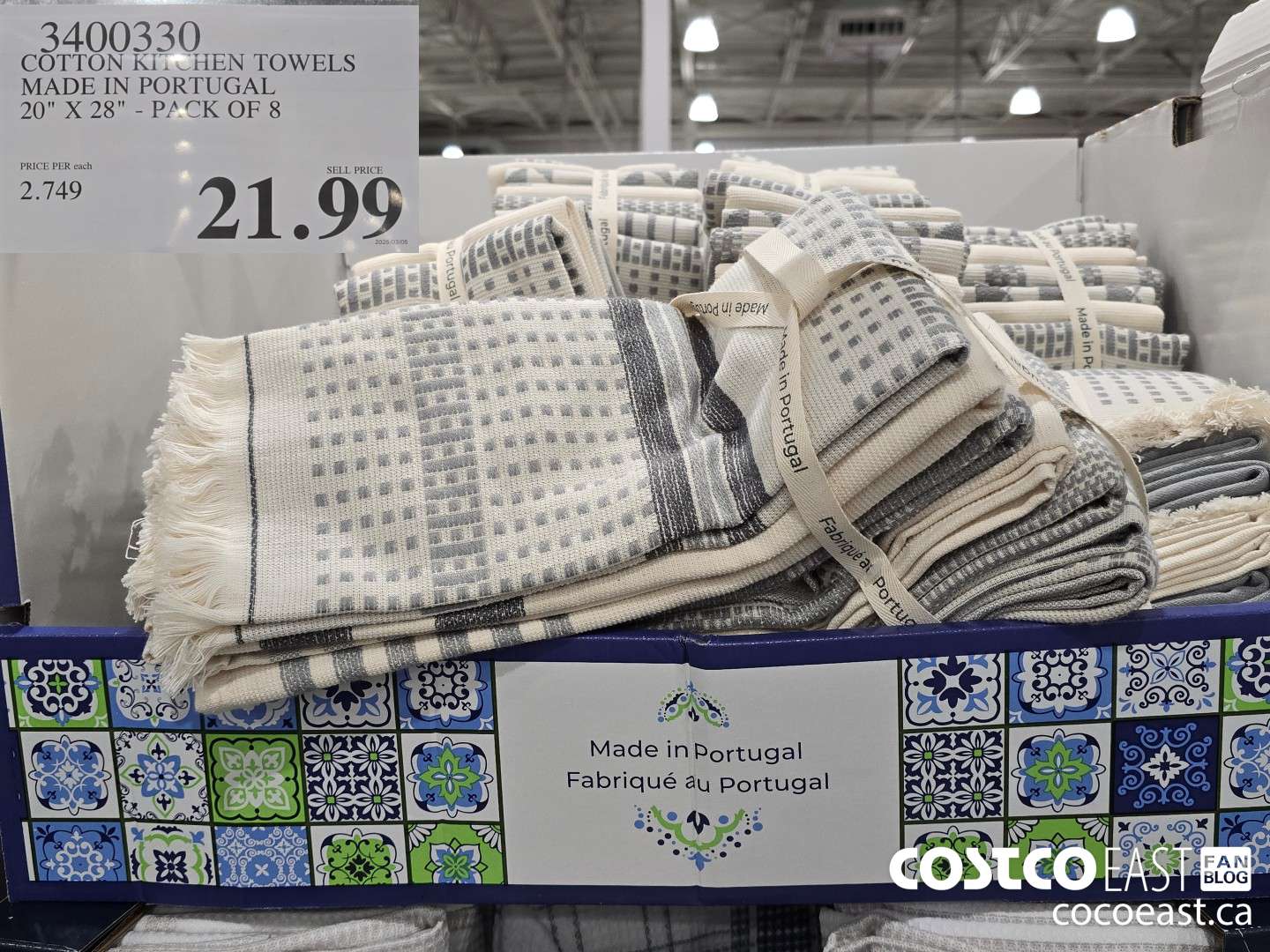 3400330 COTTON KITCHEN TOWELS MADE IN PORTUGAL 20