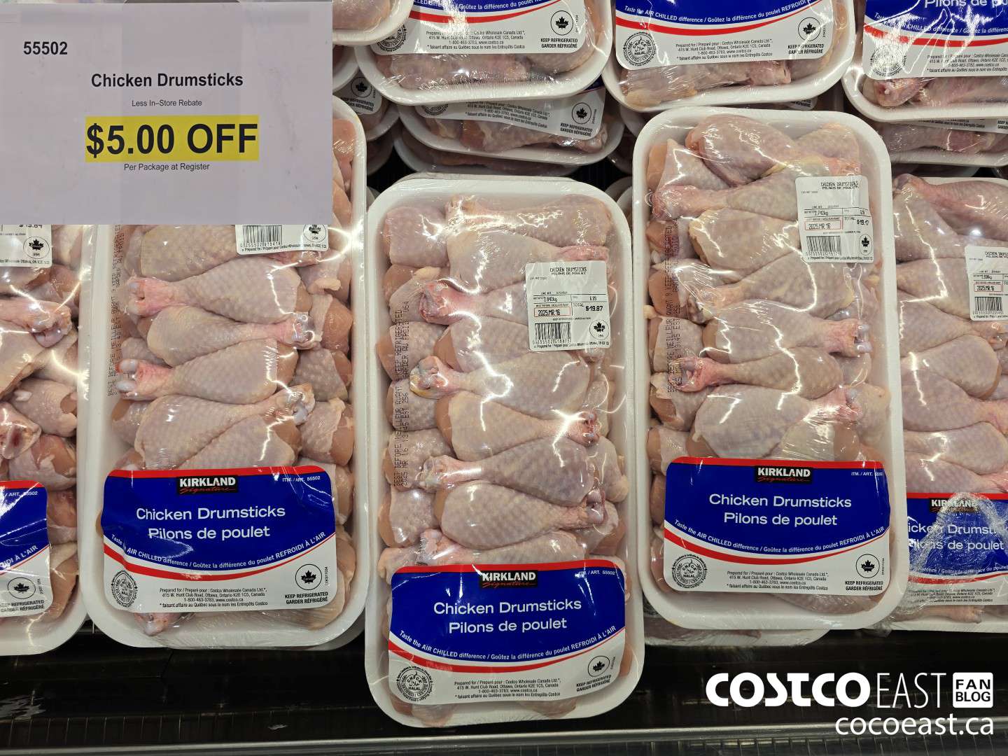 99902 Chicken Drumsticks Per Package at Register  ($5.00 INSTANT SAVINGS)